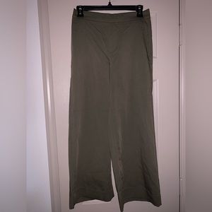 Banana Republic Women’s Green Rowan Wide Leg High Rise Cropped Pants Size 0